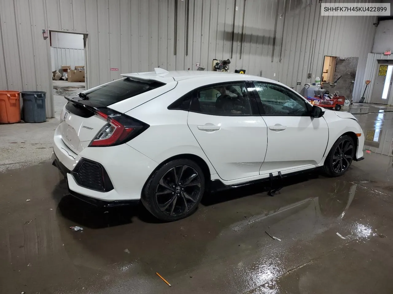 2019 Honda Civic Sport VIN: SHHFK7H45KU422899 Lot: 70860134