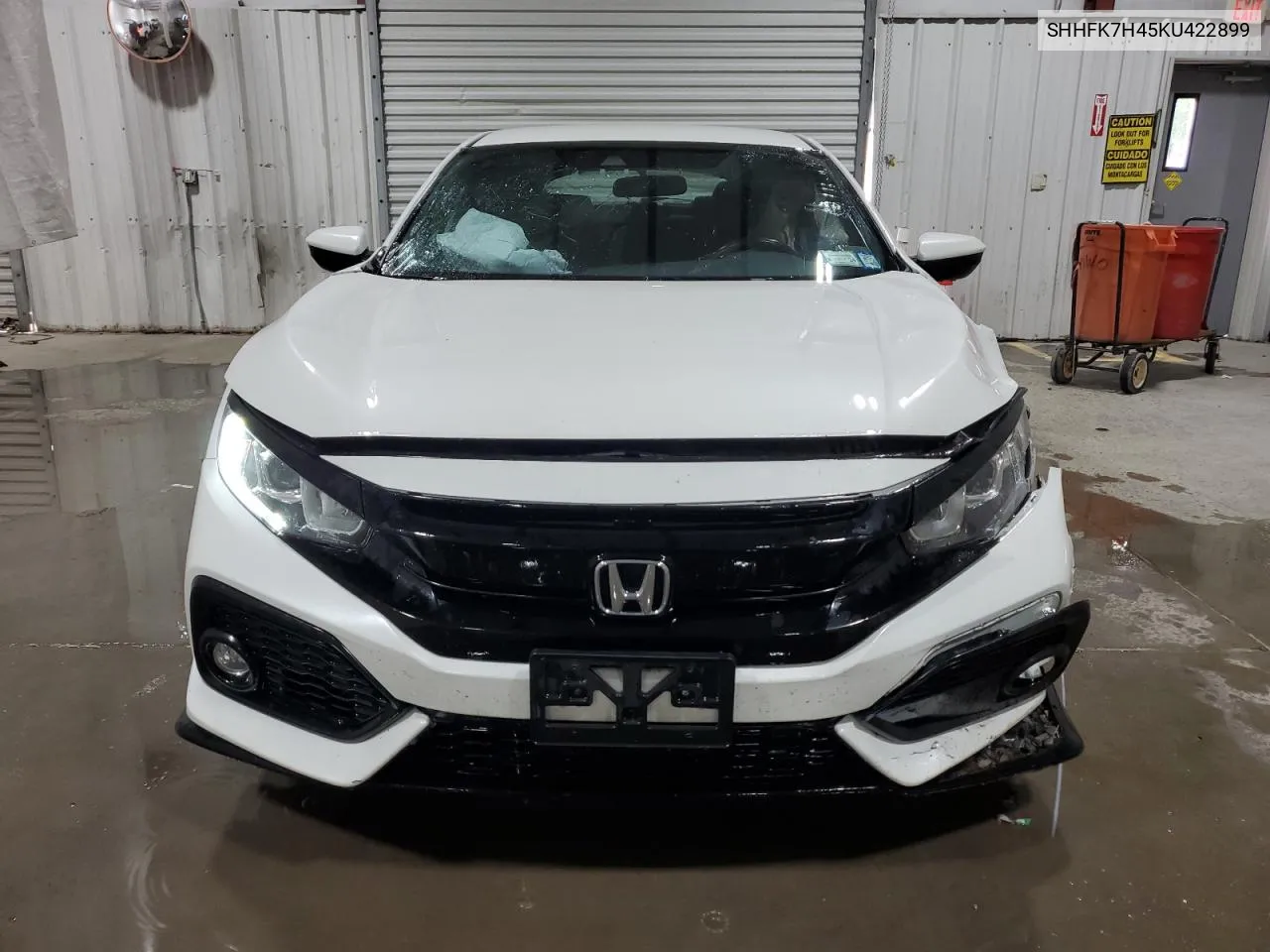 2019 Honda Civic Sport VIN: SHHFK7H45KU422899 Lot: 70860134