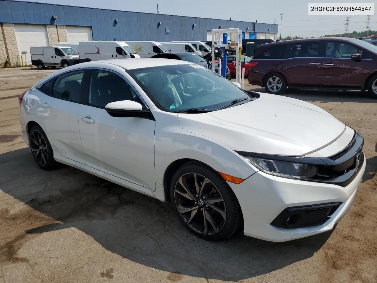 2HGFC2F8XKH544547 2019 Honda Civic Sport