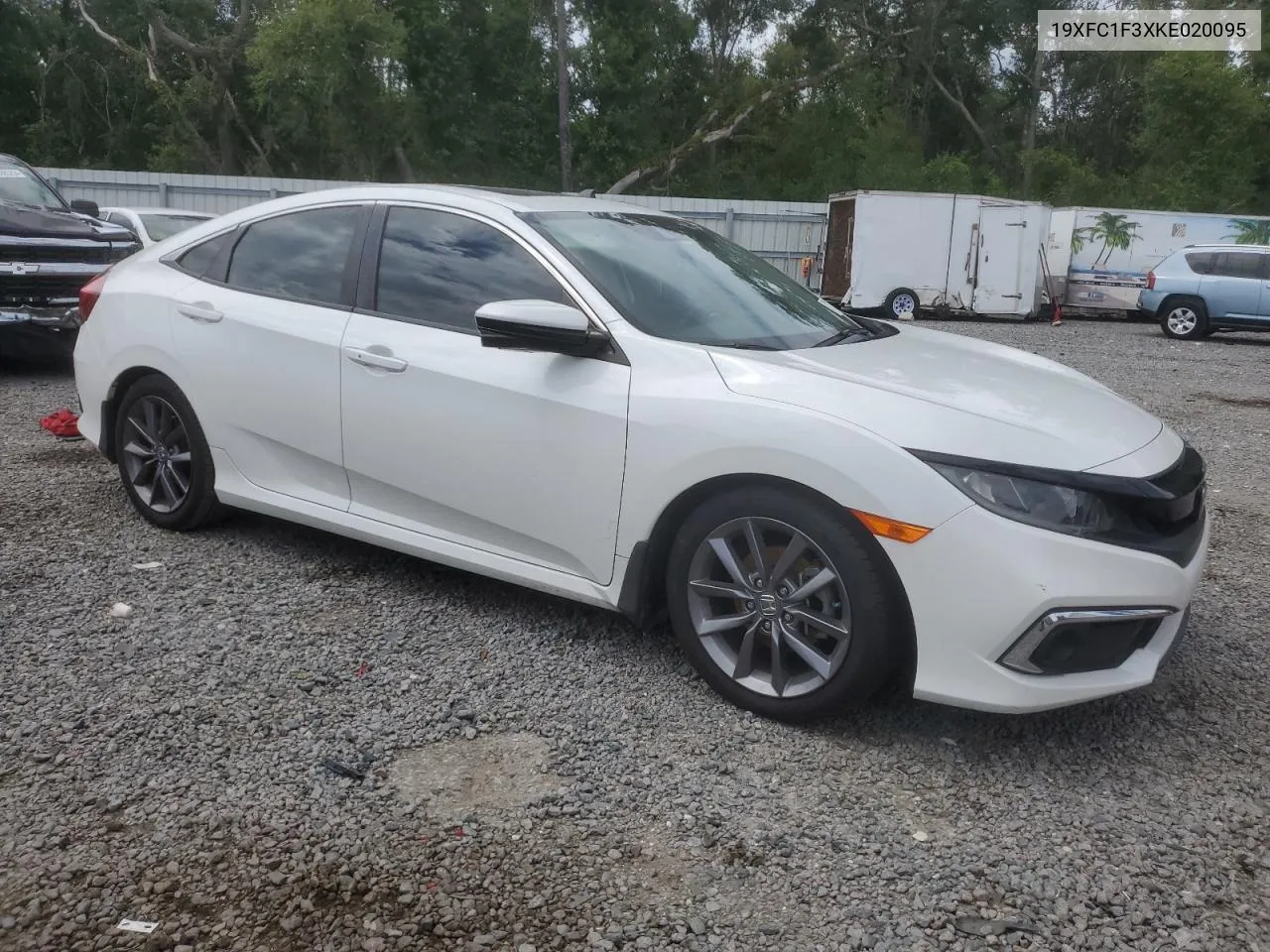 2019 Honda Civic Ex VIN: 19XFC1F3XKE020095 Lot: 71104984