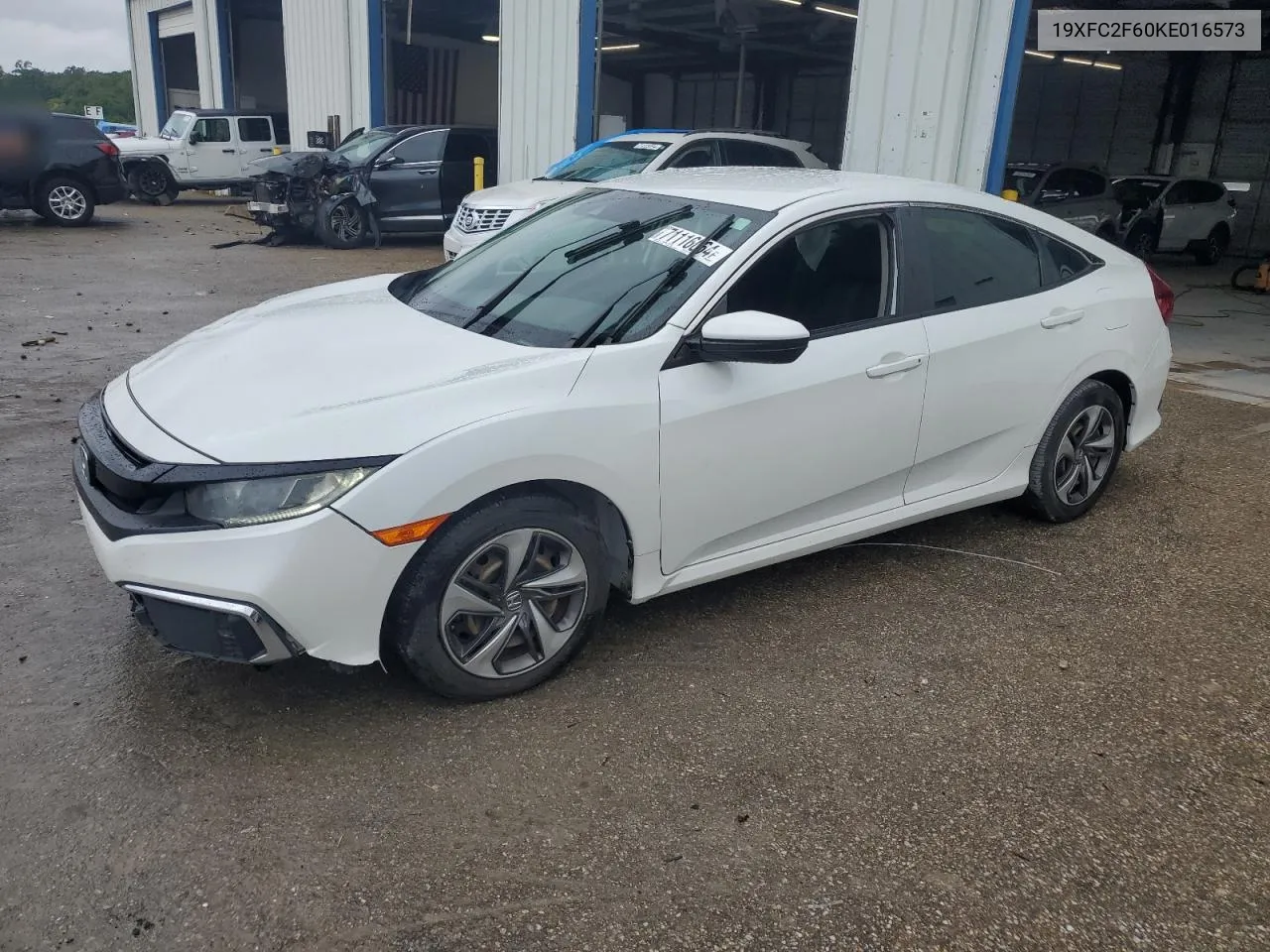 2019 Honda Civic Lx VIN: 19XFC2F60KE016573 Lot: 71116064