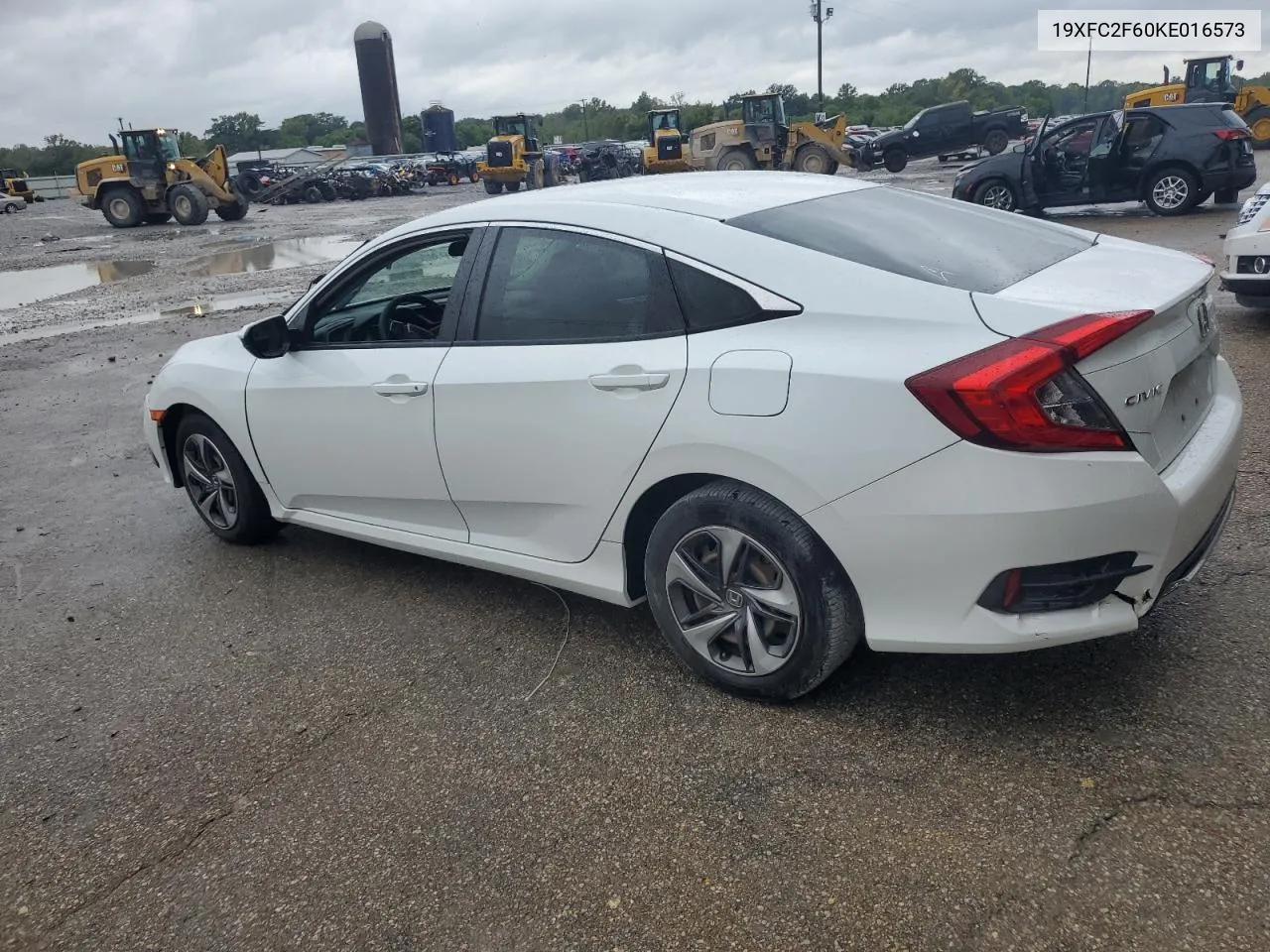 2019 Honda Civic Lx VIN: 19XFC2F60KE016573 Lot: 71116064