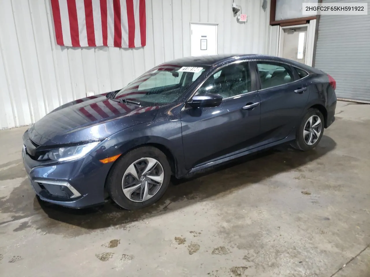 2HGFC2F65KH591922 2019 Honda Civic Lx