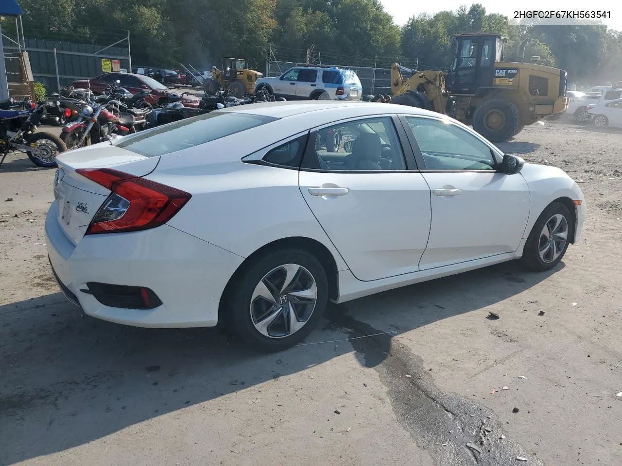 2019 Honda Civic Lx VIN: 2HGFC2F67KH563541 Lot: 71165414