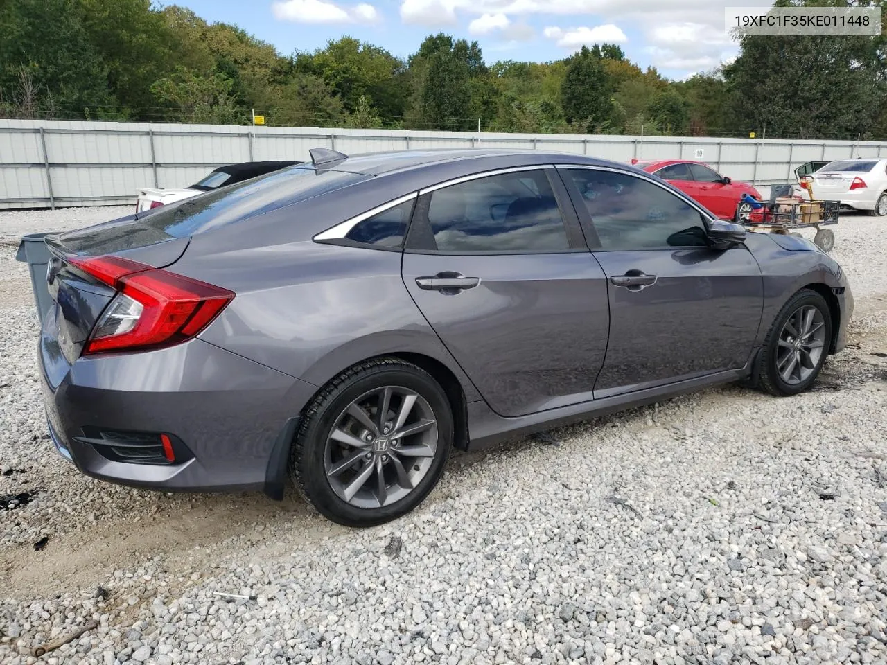 2019 Honda Civic Ex VIN: 19XFC1F35KE011448 Lot: 71196574