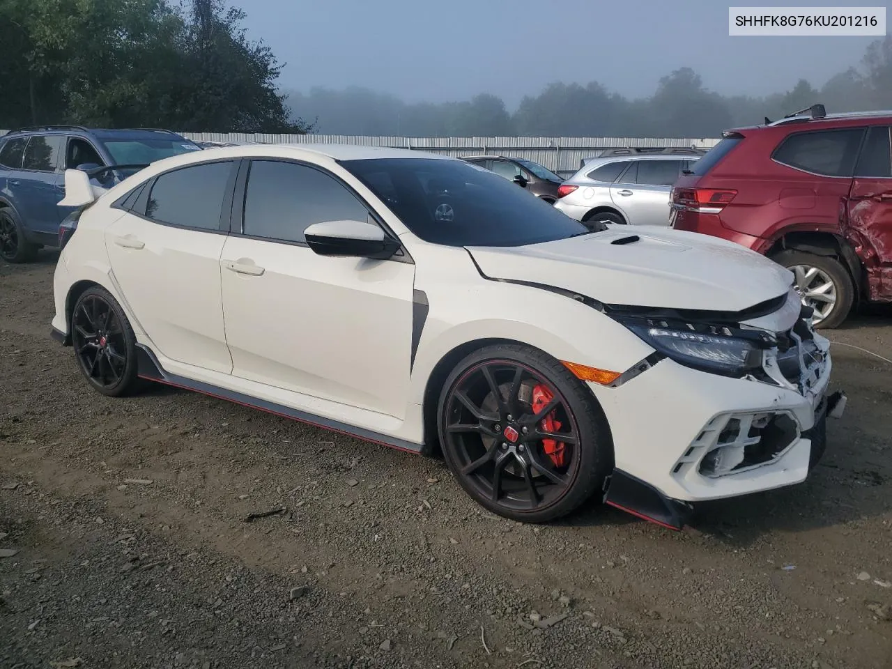 2019 Honda Civic Type-R Touring VIN: SHHFK8G76KU201216 Lot: 71219534