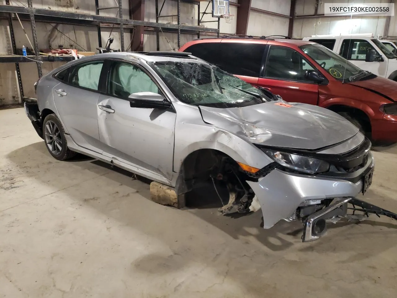 2019 Honda Civic Ex VIN: 19XFC1F30KE002558 Lot: 71243744