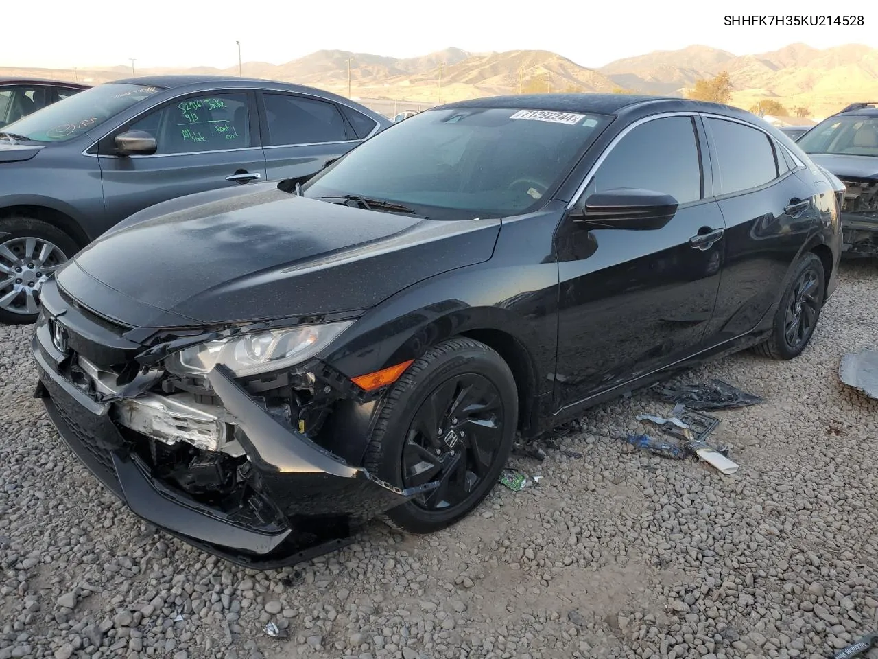 2019 Honda Civic Lx VIN: SHHFK7H35KU214528 Lot: 71292244