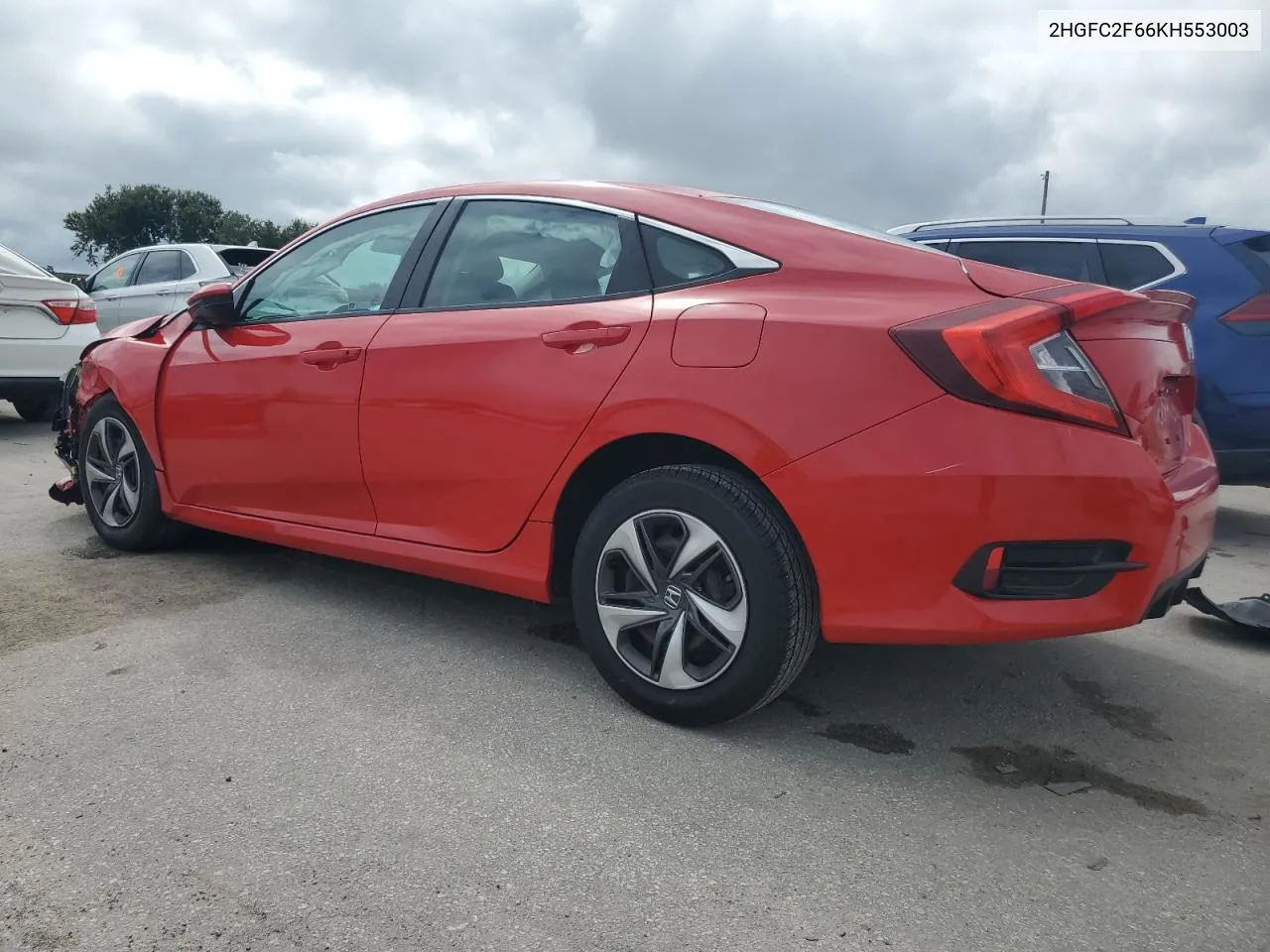 2HGFC2F66KH553003 2019 Honda Civic Lx