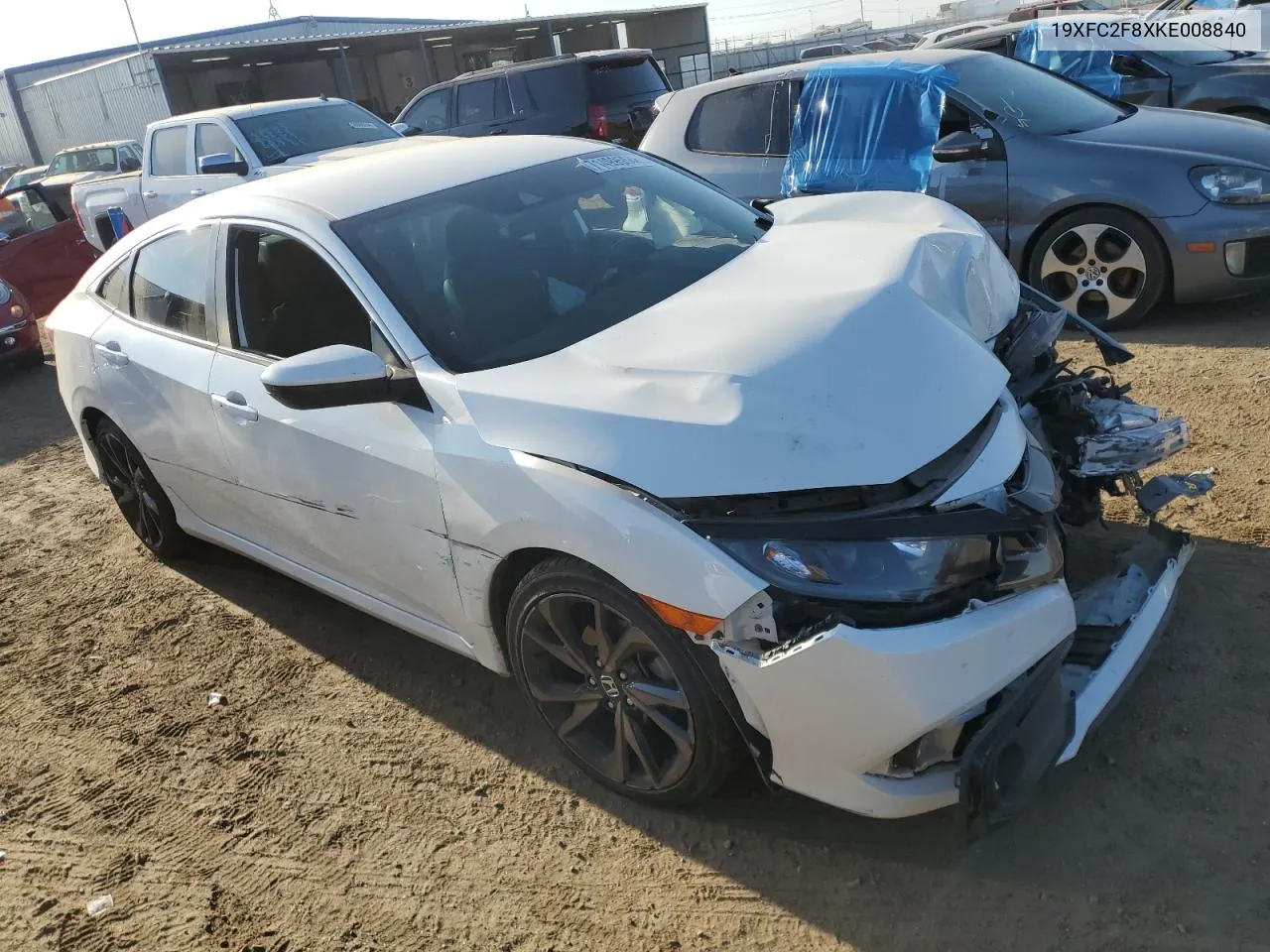 2019 Honda Civic Sport VIN: 19XFC2F8XKE008840 Lot: 71499554