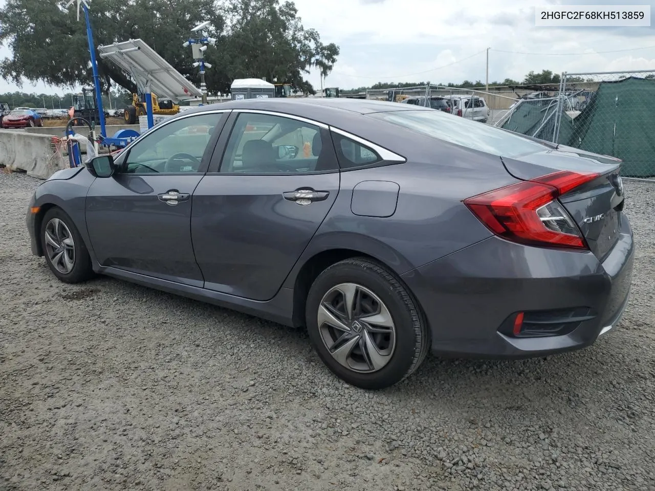 2019 Honda Civic Lx VIN: 2HGFC2F68KH513859 Lot: 71582014