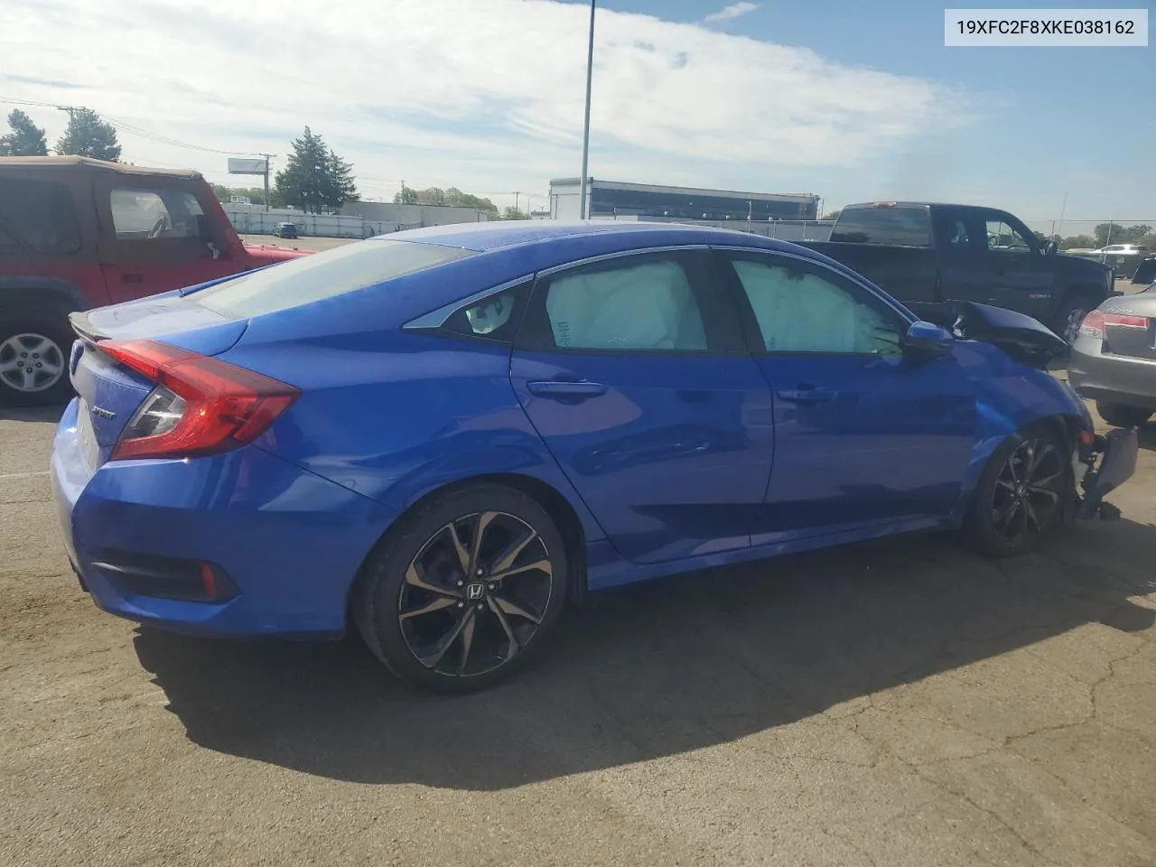 2019 Honda Civic Sport VIN: 19XFC2F8XKE038162 Lot: 71595514