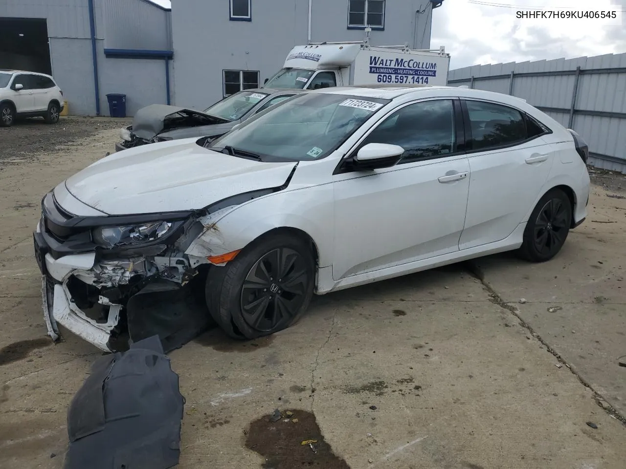 SHHFK7H69KU406545 2019 Honda Civic Ex