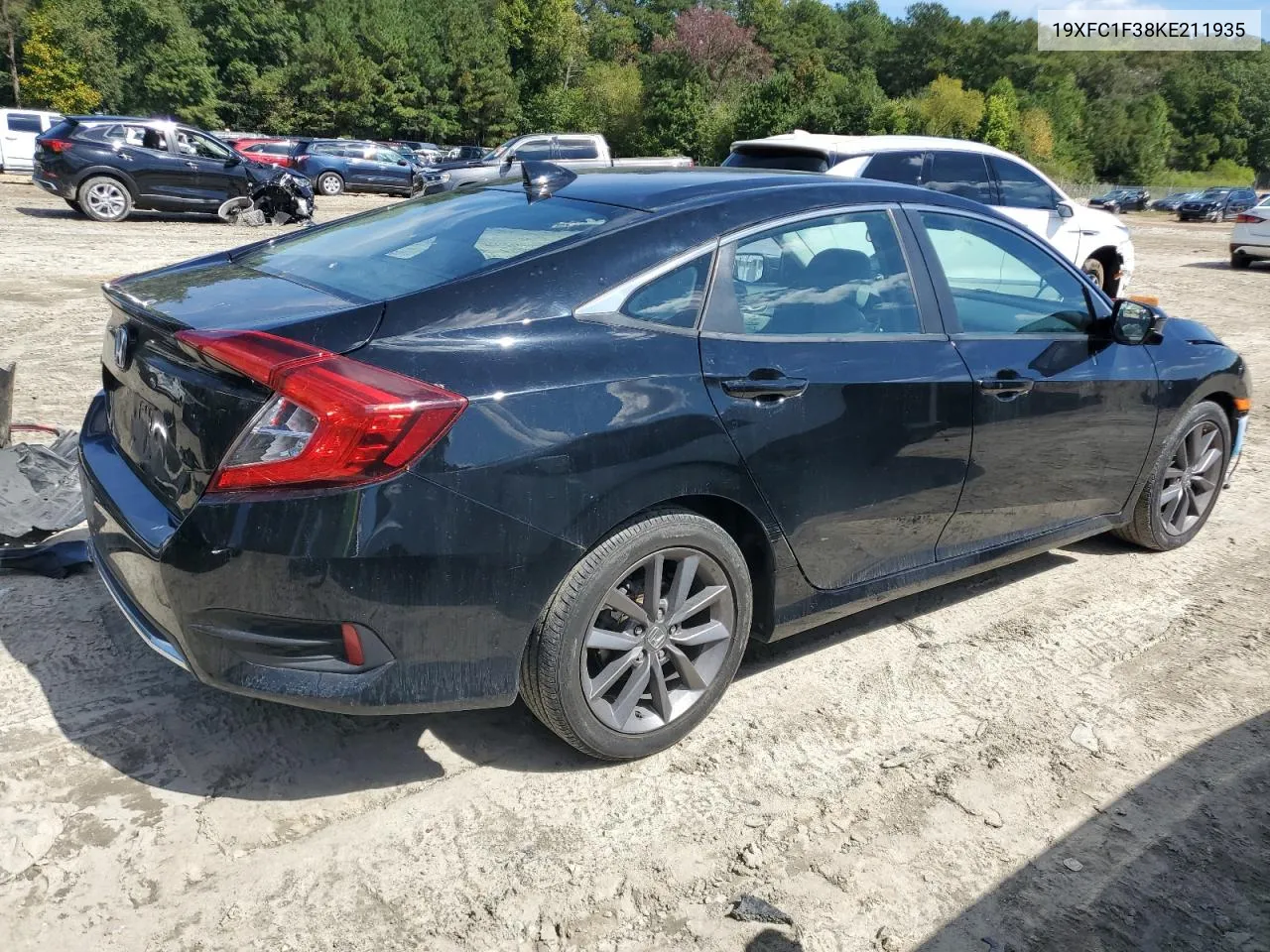 2019 Honda Civic Ex VIN: 19XFC1F38KE211935 Lot: 71742384