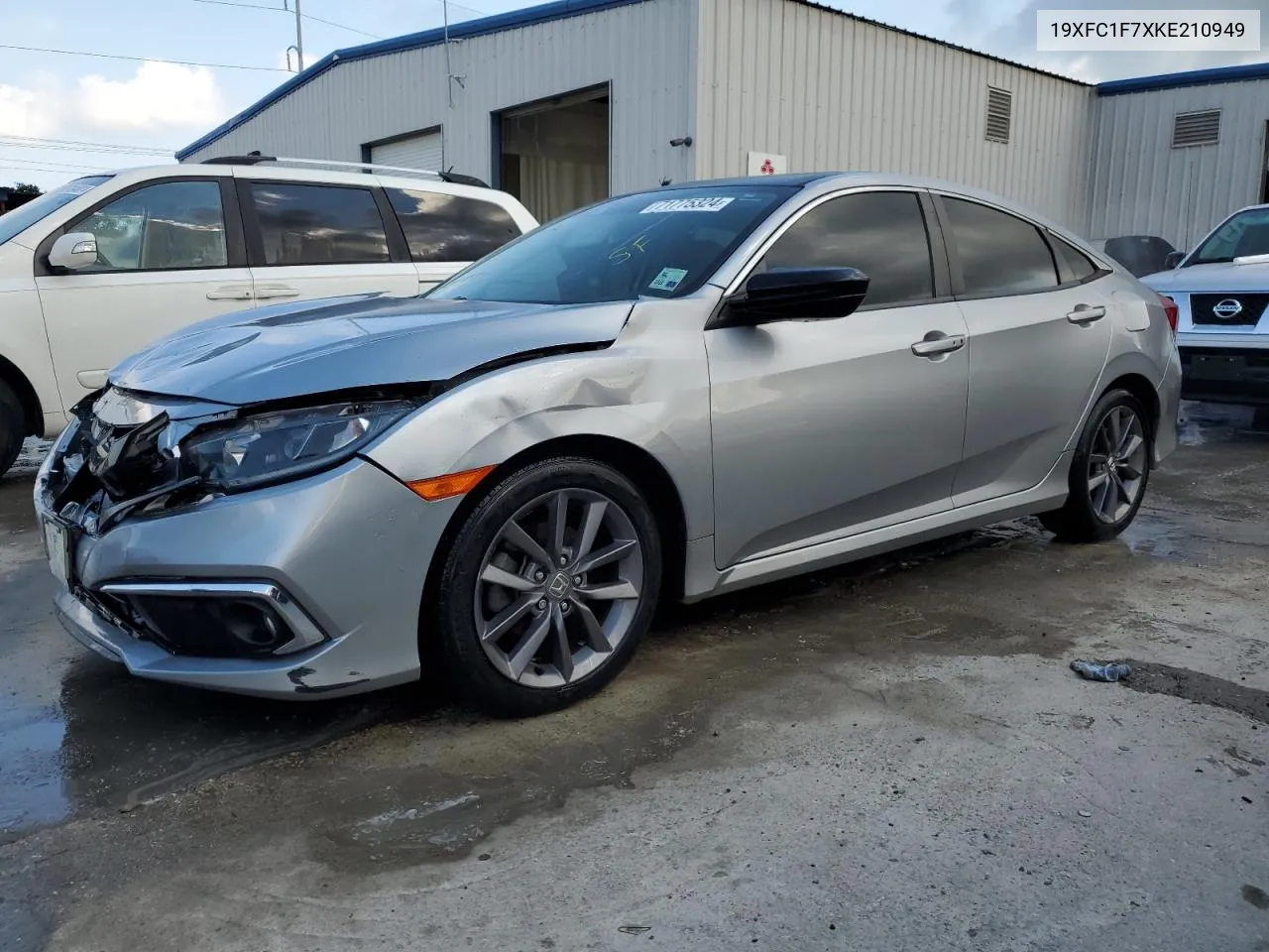 2019 Honda Civic Exl VIN: 19XFC1F7XKE210949 Lot: 71775324