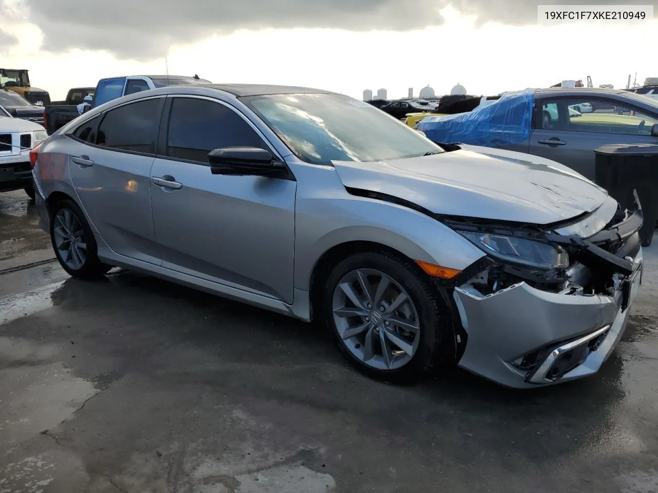 19XFC1F7XKE210949 2019 Honda Civic Exl