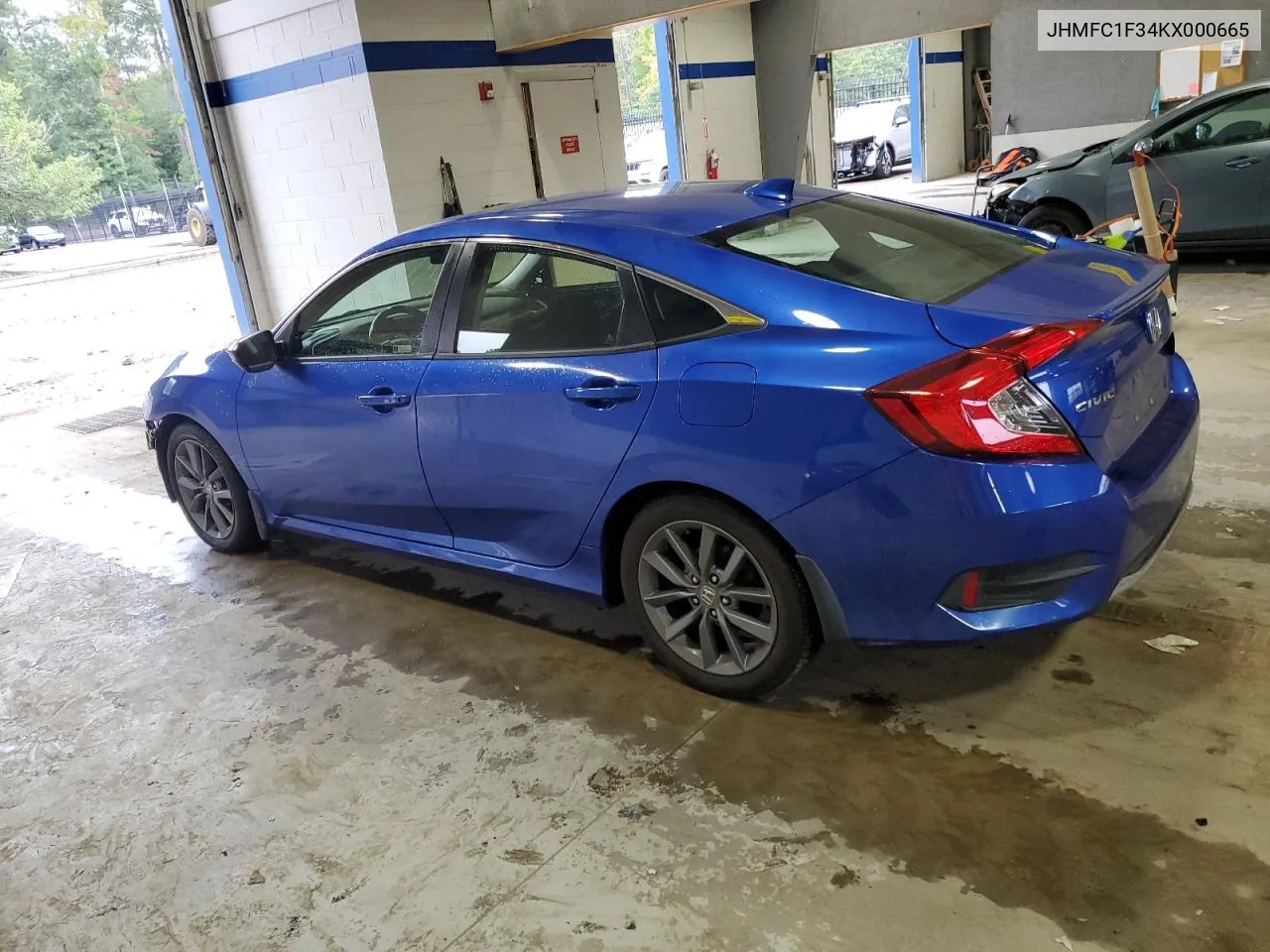 2019 Honda Civic Ex VIN: JHMFC1F34KX000665 Lot: 71805194