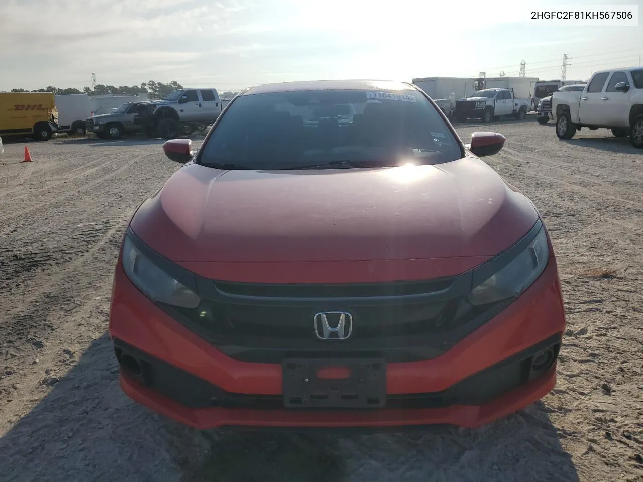 2019 Honda Civic Sport VIN: 2HGFC2F81KH567506 Lot: 71841914