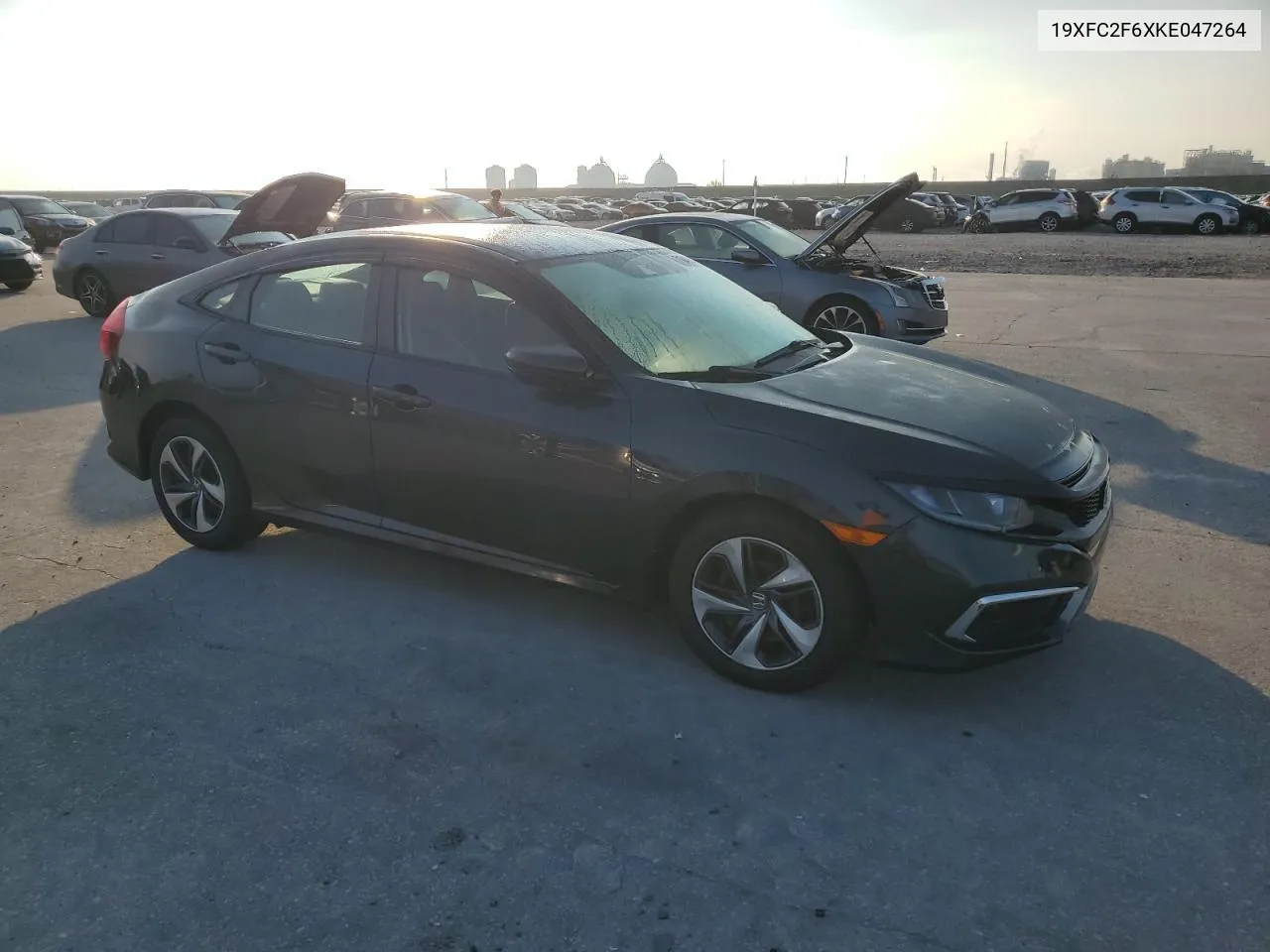 2019 Honda Civic Lx VIN: 19XFC2F6XKE047264 Lot: 71849894