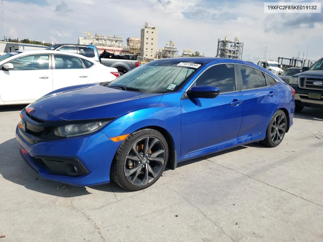 2019 Honda Civic Sport VIN: 19XFC2F85KE019132 Lot: 71875654