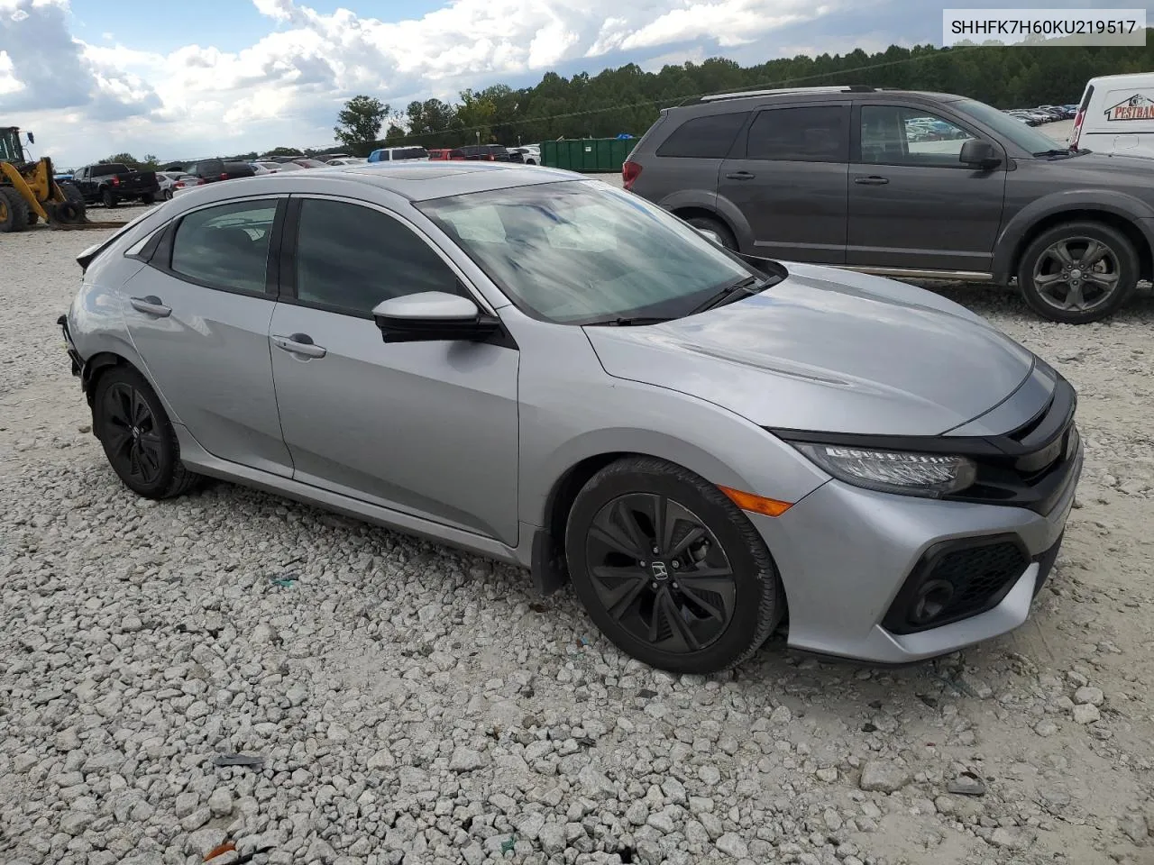 2019 Honda Civic Ex VIN: SHHFK7H60KU219517 Lot: 71975954