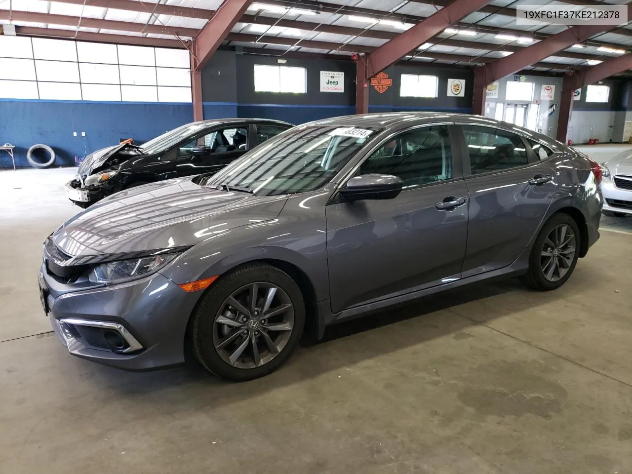 2019 Honda Civic Ex VIN: 19XFC1F37KE212378 Lot: 71983214