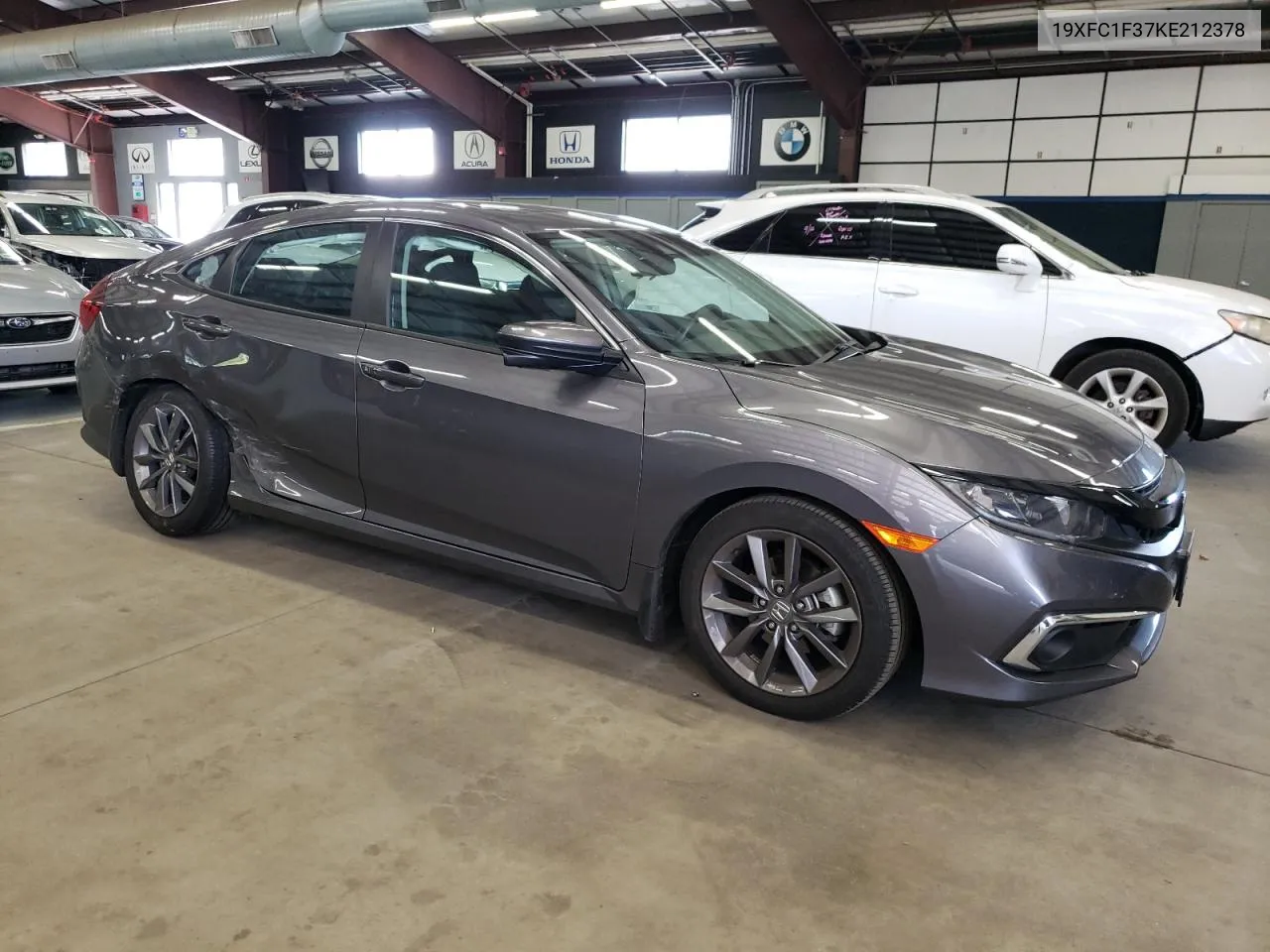 2019 Honda Civic Ex VIN: 19XFC1F37KE212378 Lot: 71983214