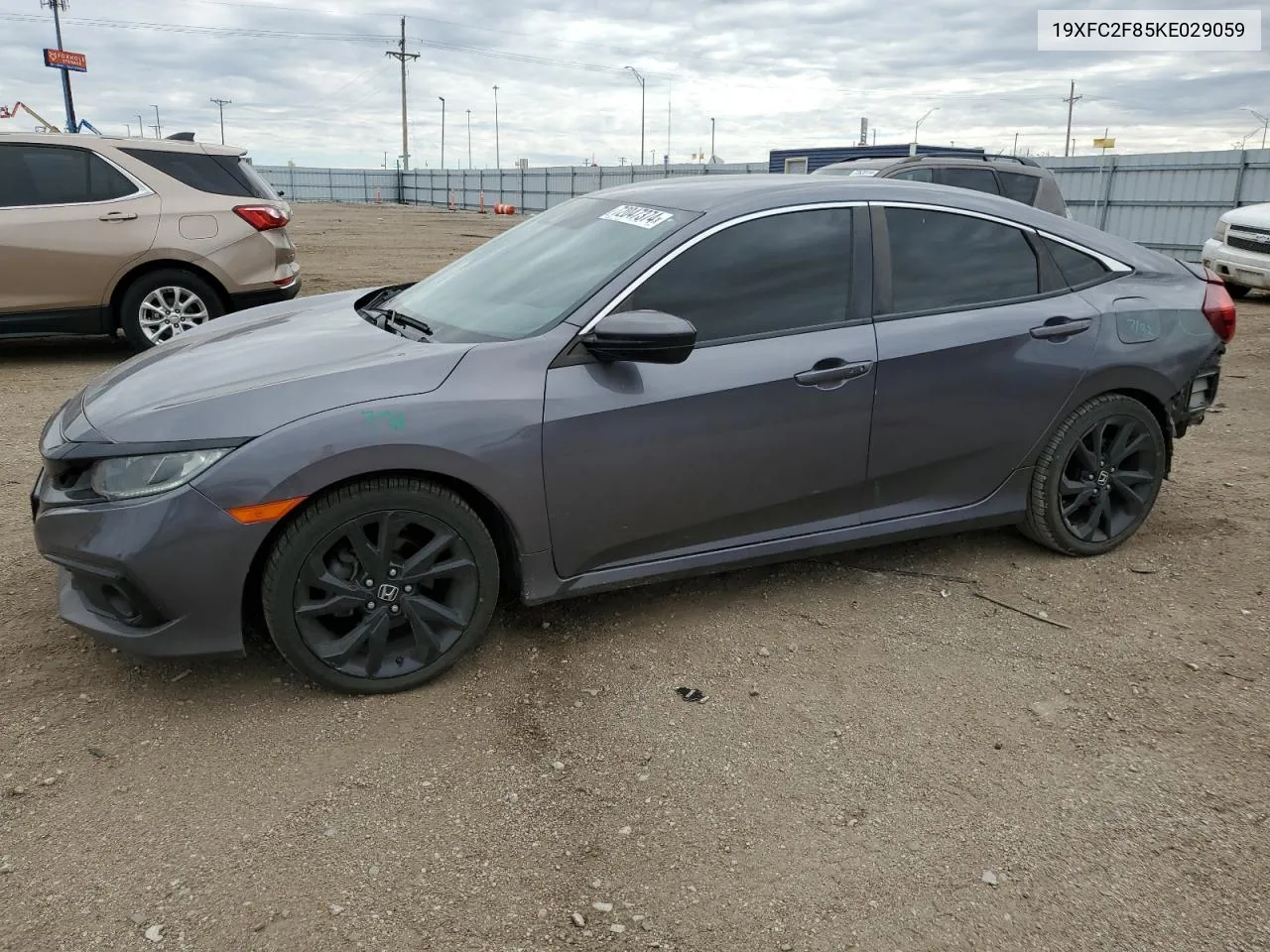 2019 Honda Civic Sport VIN: 19XFC2F85KE029059 Lot: 72047374