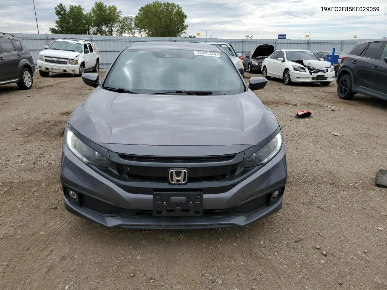 2019 Honda Civic Sport VIN: 19XFC2F85KE029059 Lot: 72047374