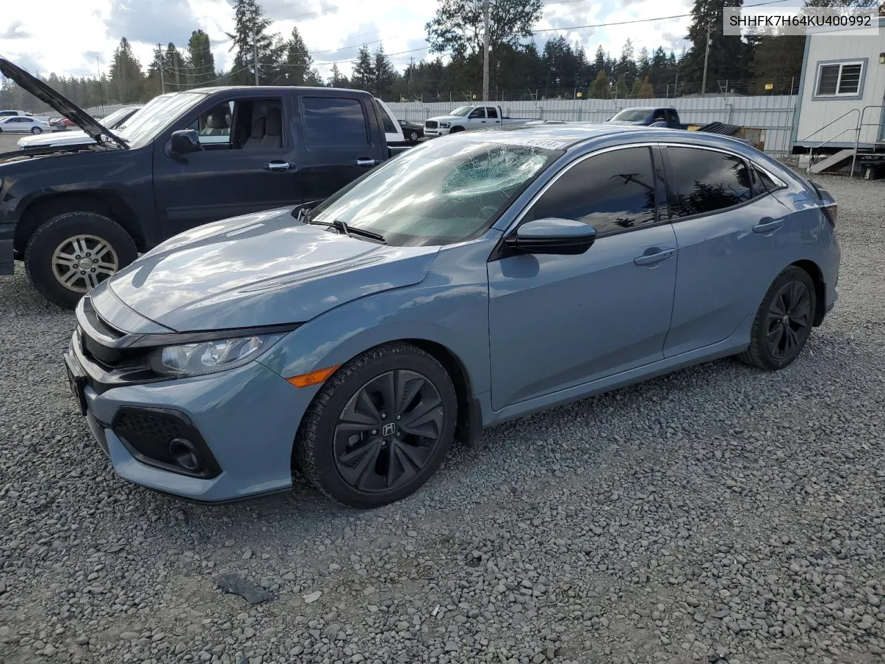 2019 Honda Civic Ex VIN: SHHFK7H64KU400992 Lot: 72047814