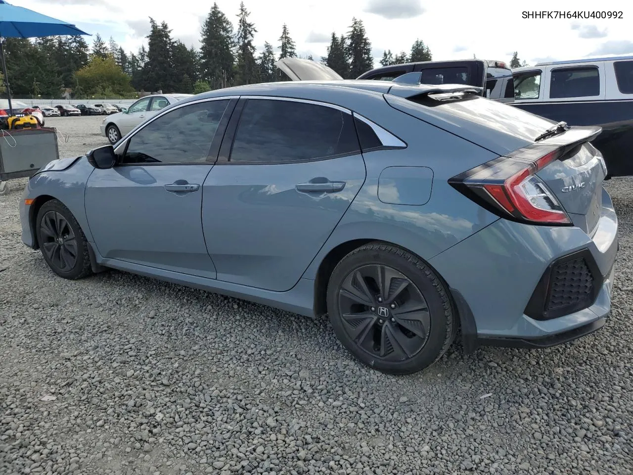 2019 Honda Civic Ex VIN: SHHFK7H64KU400992 Lot: 72047814