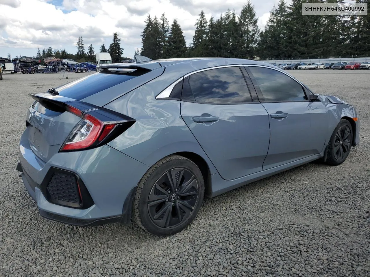 2019 Honda Civic Ex VIN: SHHFK7H64KU400992 Lot: 72047814