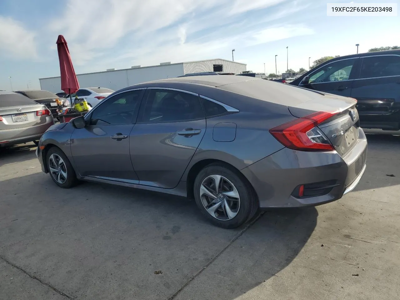 2019 Honda Civic Lx VIN: 19XFC2F65KE203498 Lot: 72232804