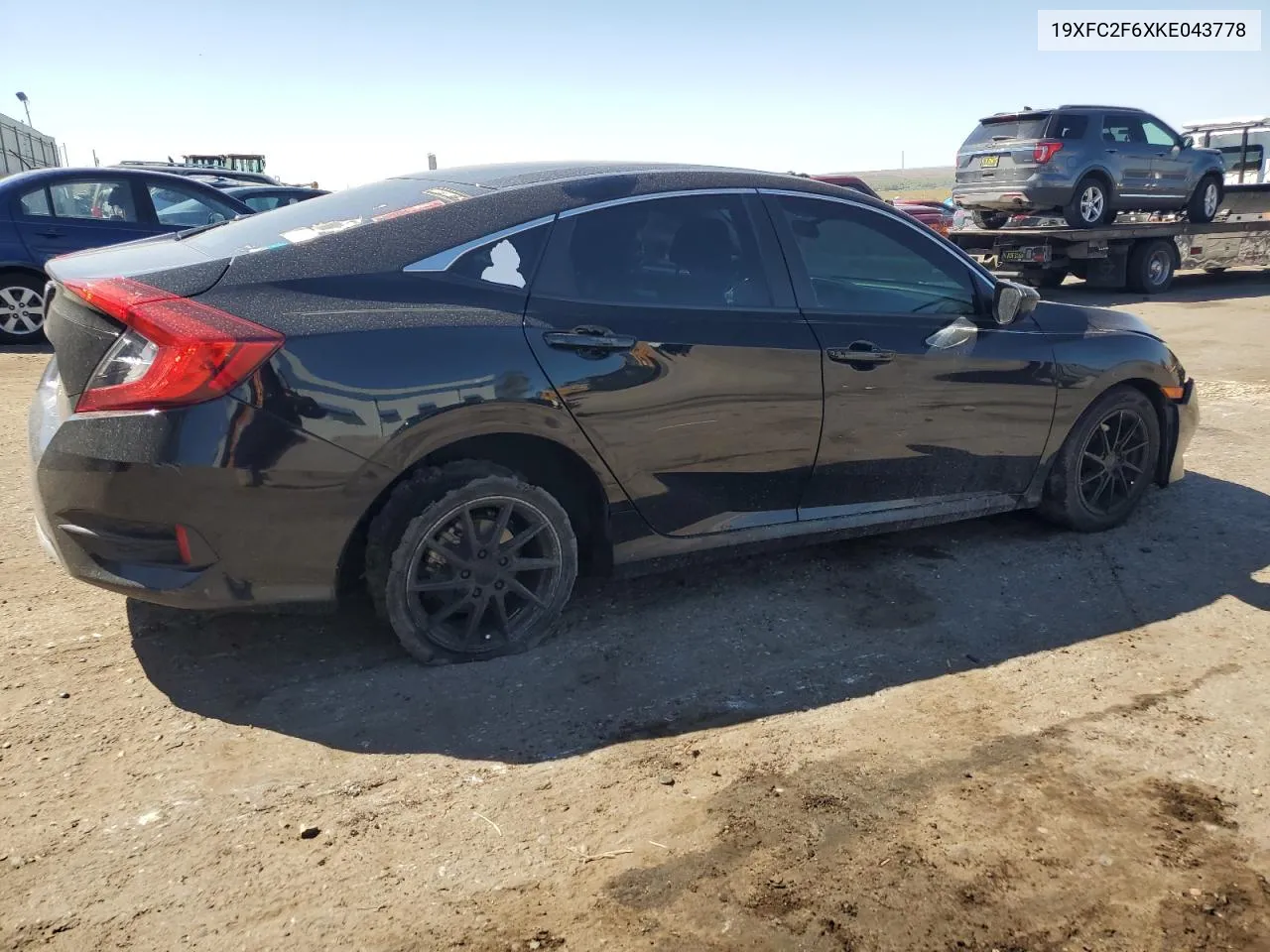 2019 Honda Civic Lx VIN: 19XFC2F6XKE043778 Lot: 72377554