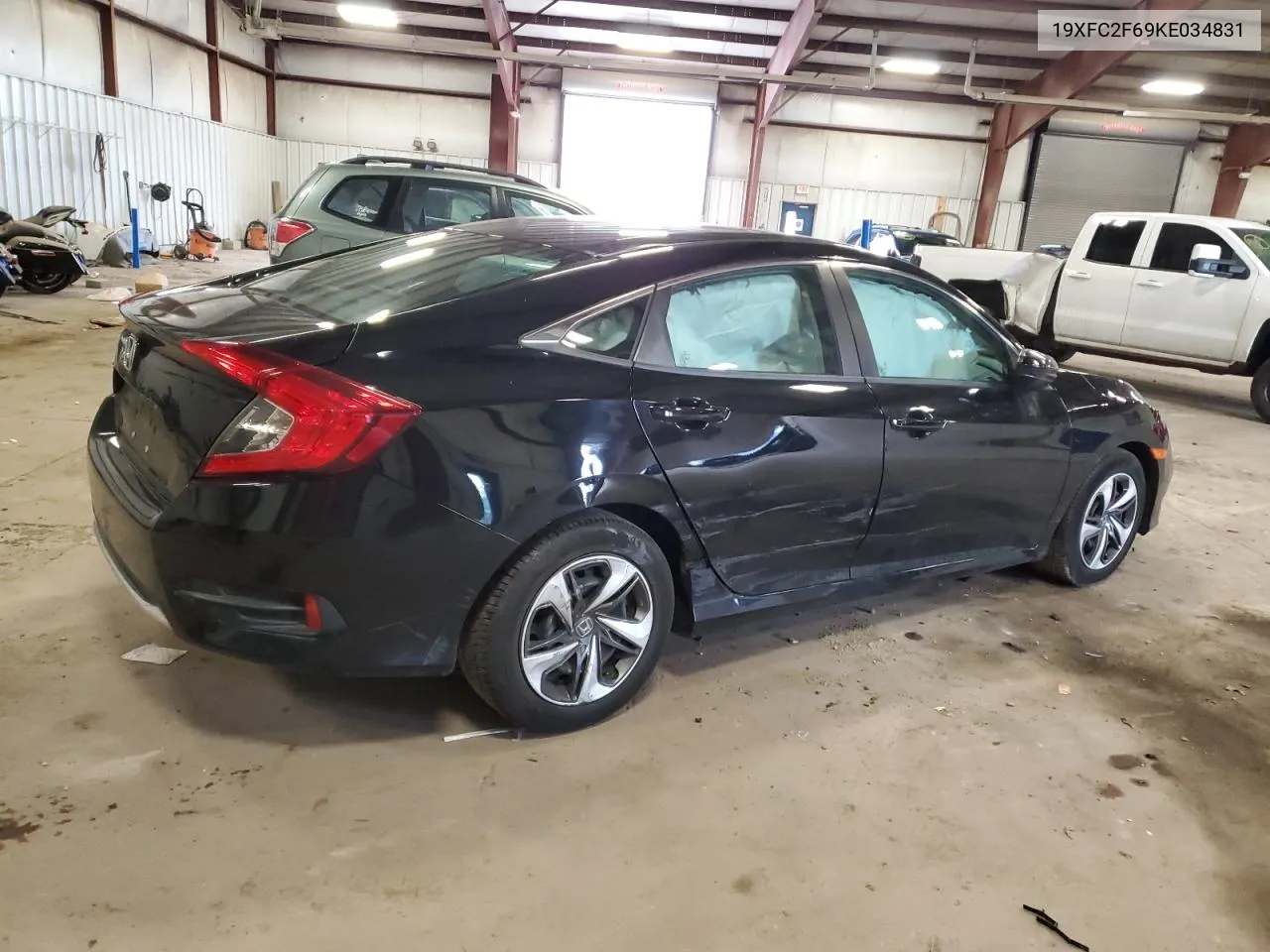 2019 Honda Civic Lx VIN: 19XFC2F69KE034831 Lot: 72567404