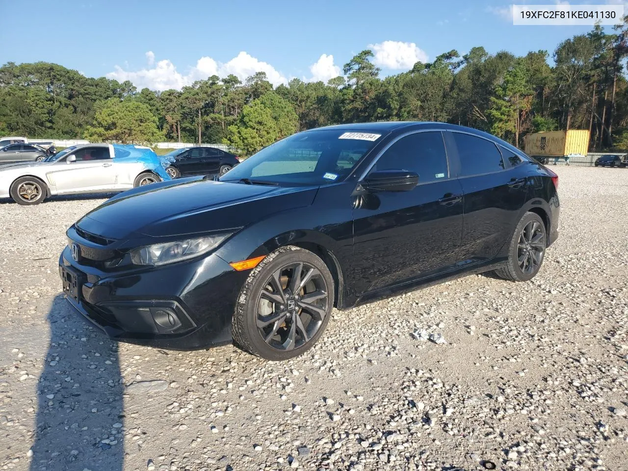 2019 Honda Civic Sport VIN: 19XFC2F81KE041130 Lot: 72775734