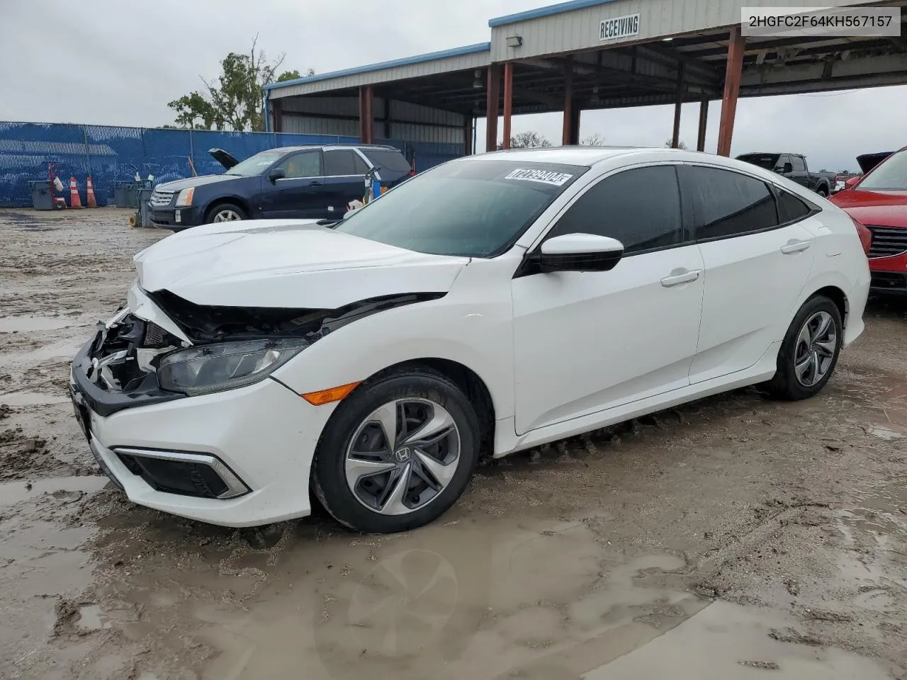 2019 Honda Civic Lx VIN: 2HGFC2F64KH567157 Lot: 72799404