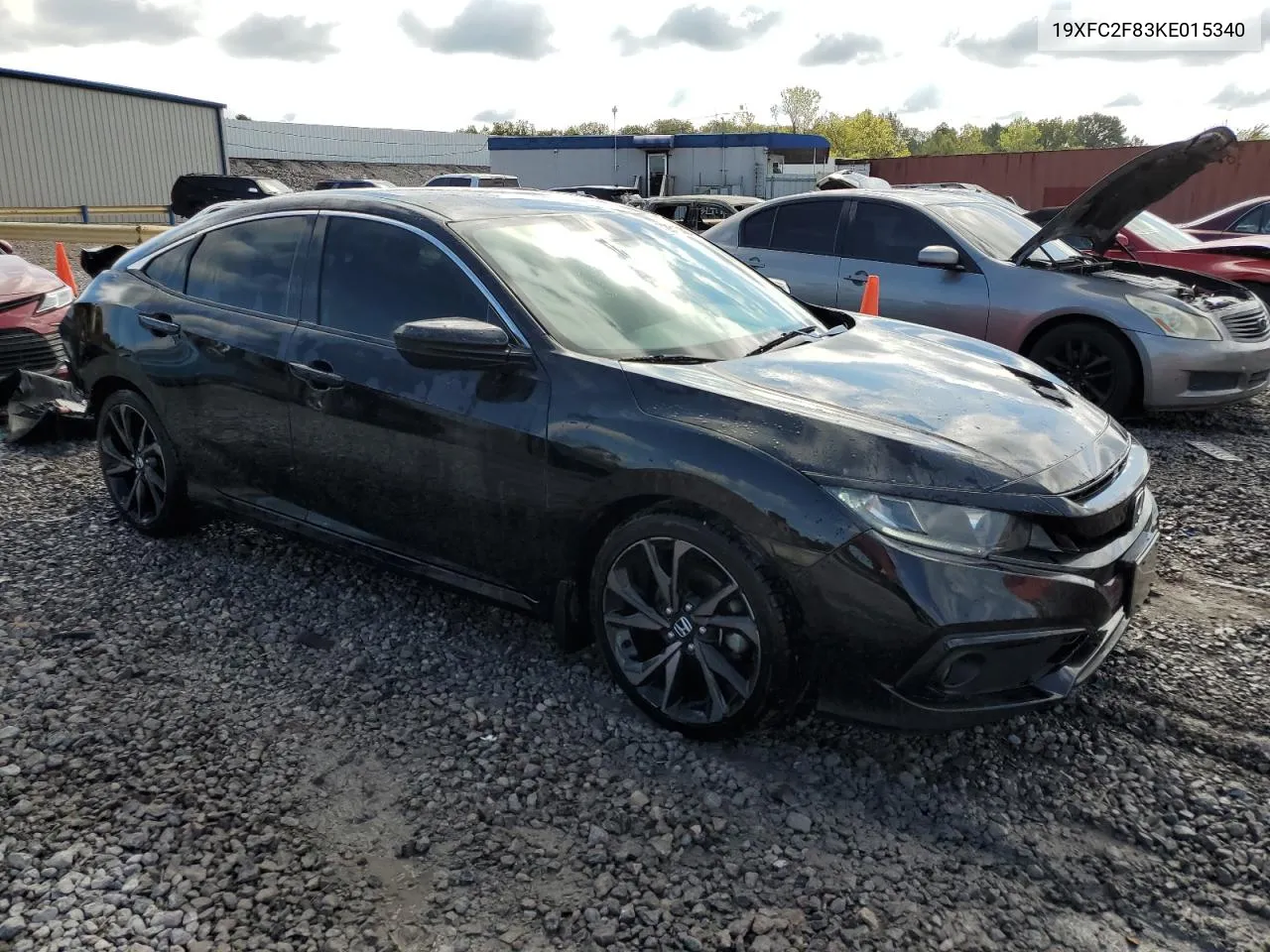 2019 Honda Civic Sport VIN: 19XFC2F83KE015340 Lot: 72810384