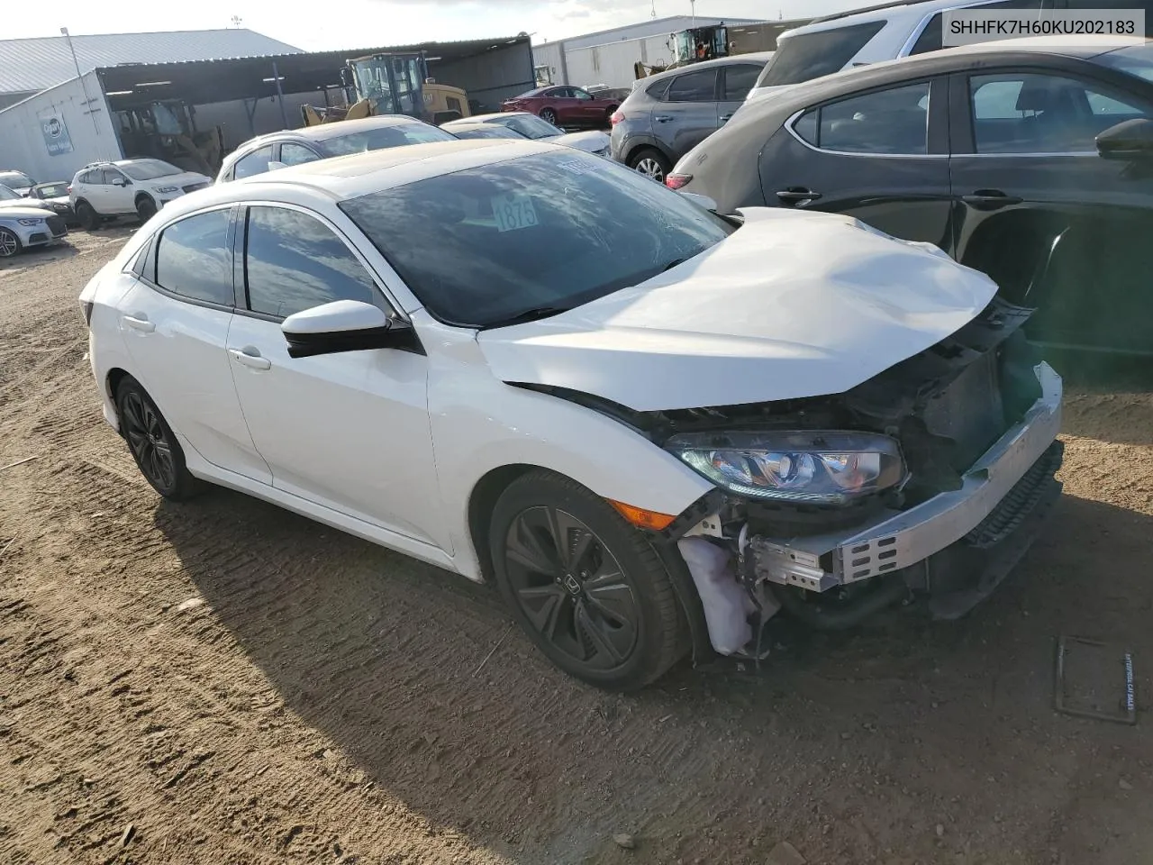 2019 Honda Civic Ex VIN: SHHFK7H60KU202183 Lot: 73328614