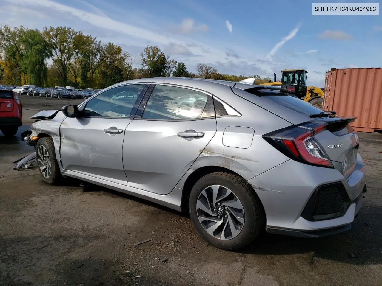 2019 Honda Civic Lx VIN: SHHFK7H34KU404983 Lot: 73466914