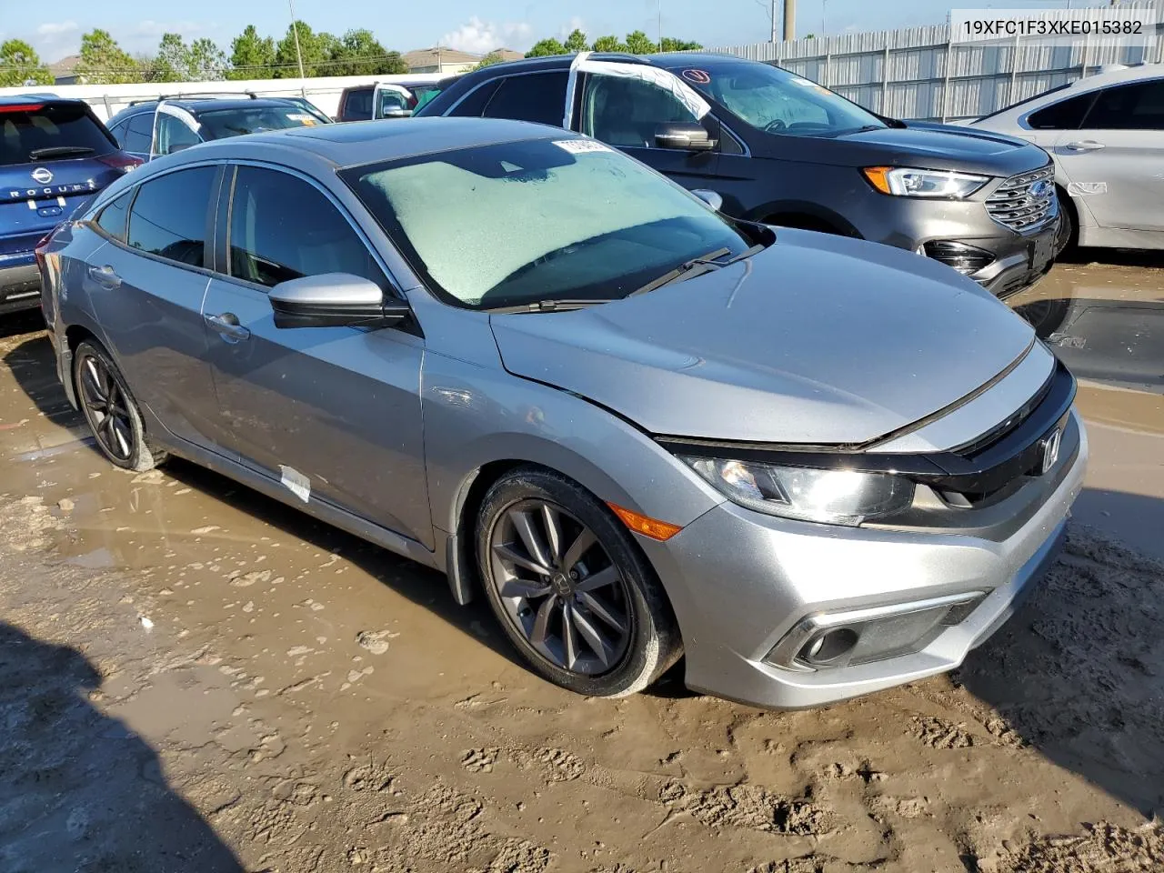 2019 Honda Civic Ex VIN: 19XFC1F3XKE015382 Lot: 73794074