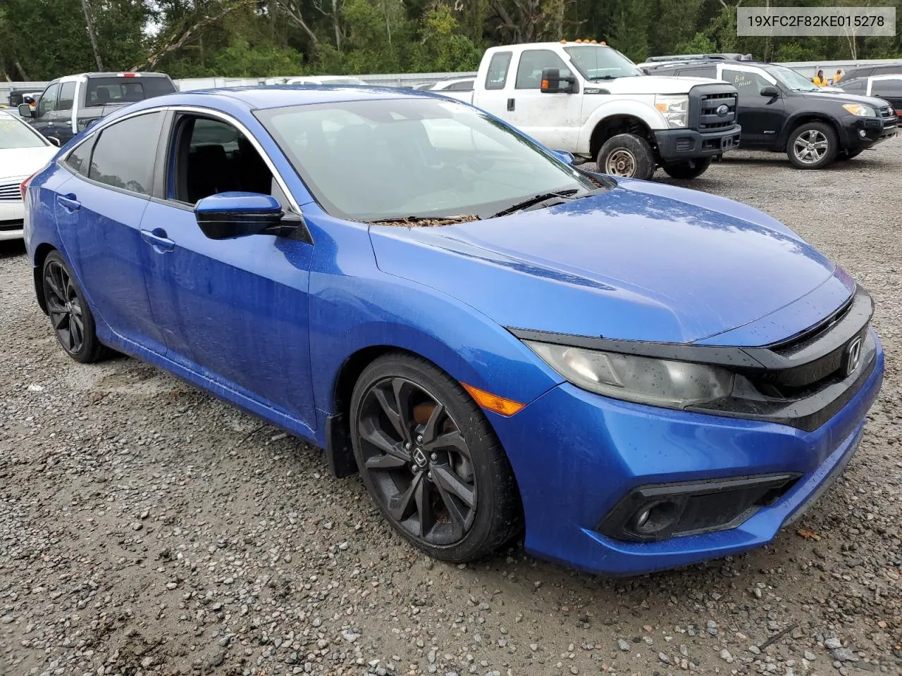 2019 Honda Civic Sport VIN: 19XFC2F82KE015278 Lot: 74033024