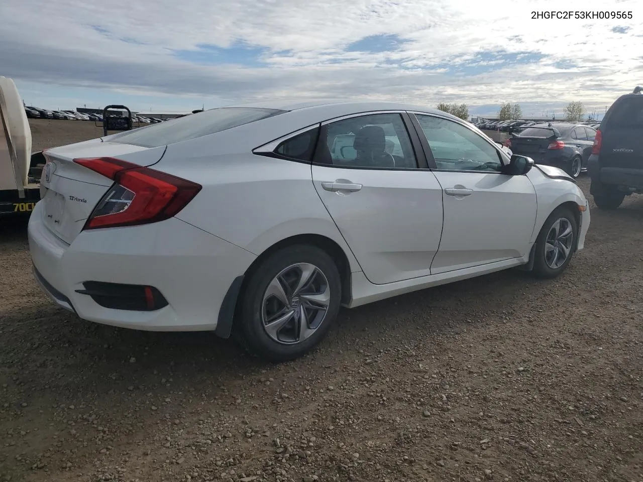 2019 Honda Civic Lx VIN: 2HGFC2F53KH009565 Lot: 74056444