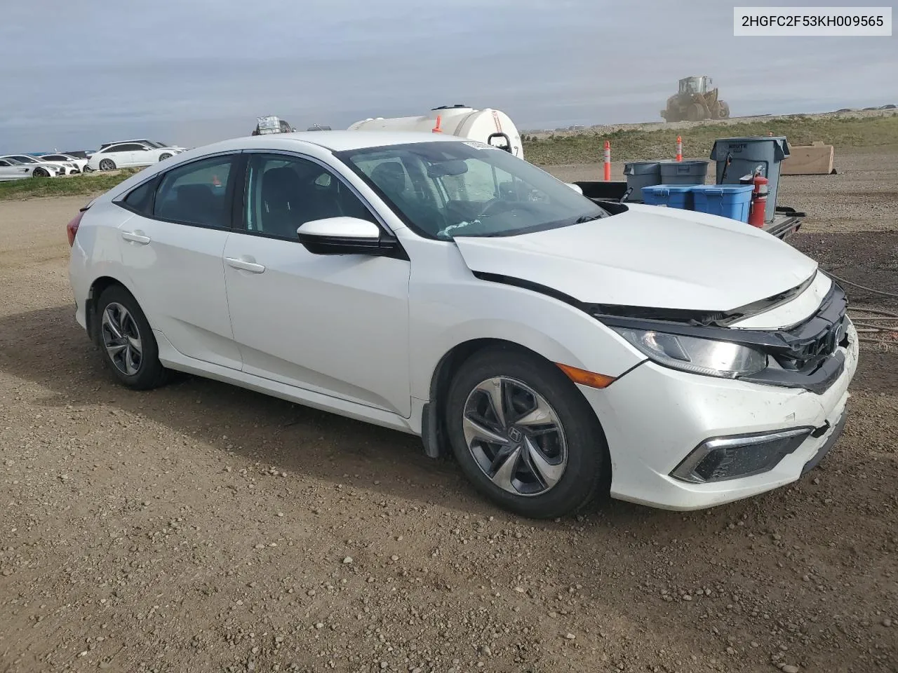 2019 Honda Civic Lx VIN: 2HGFC2F53KH009565 Lot: 74056444