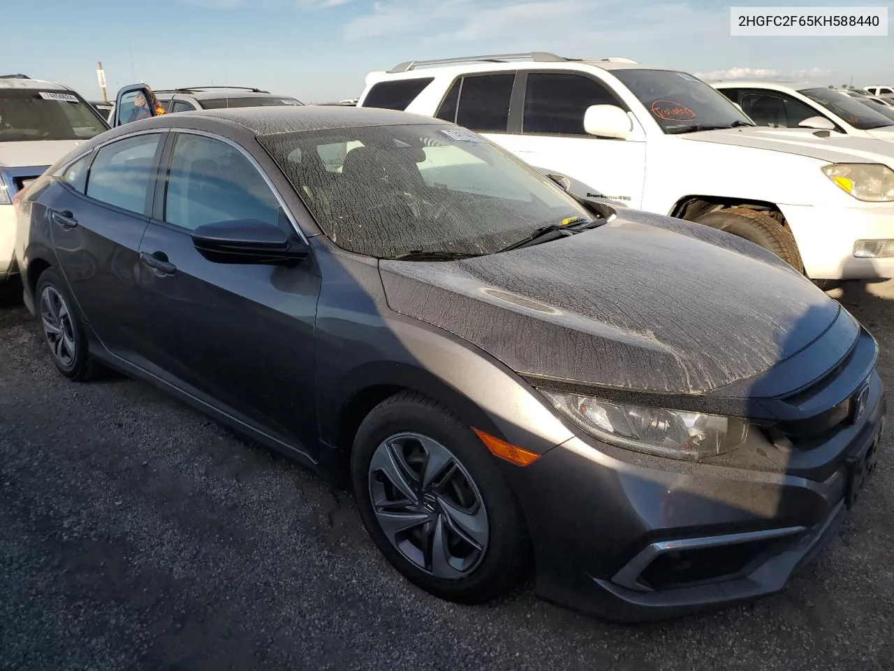 2HGFC2F65KH588440 2019 Honda Civic Lx