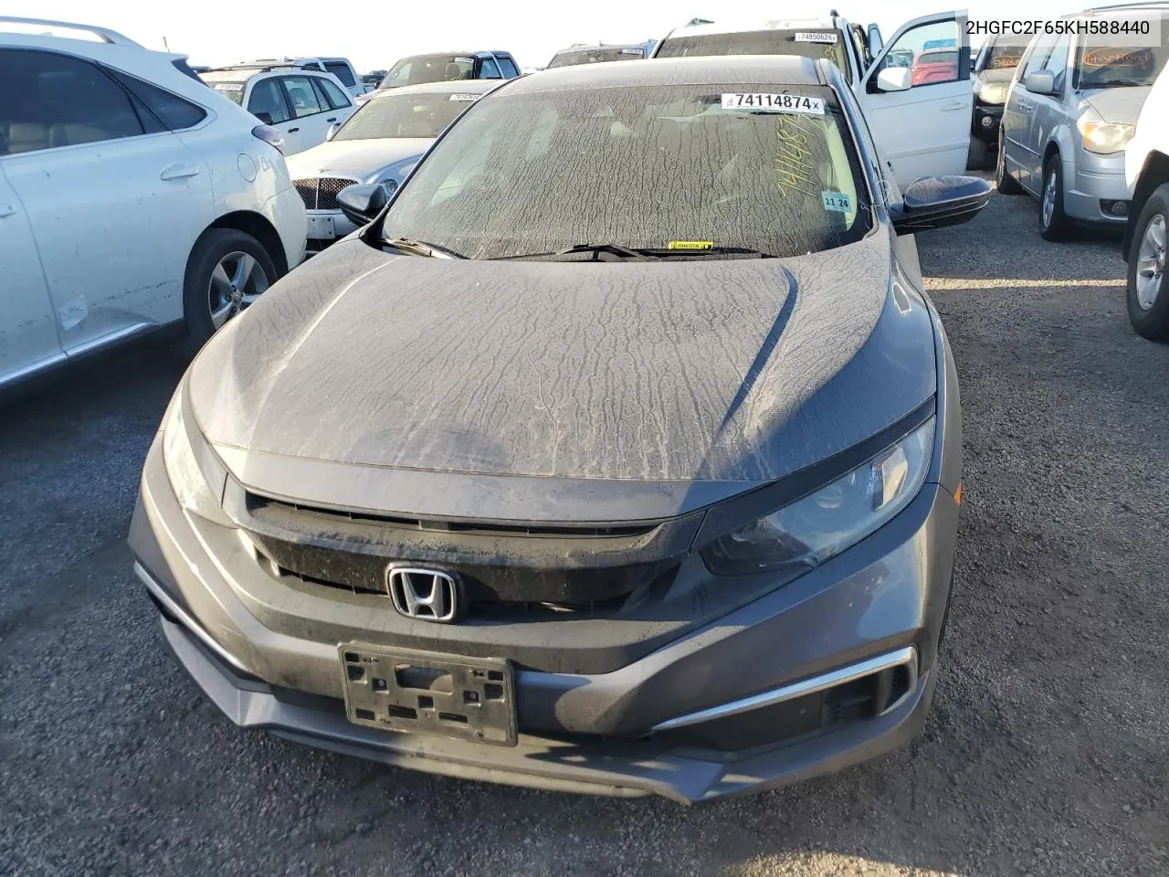 2HGFC2F65KH588440 2019 Honda Civic Lx