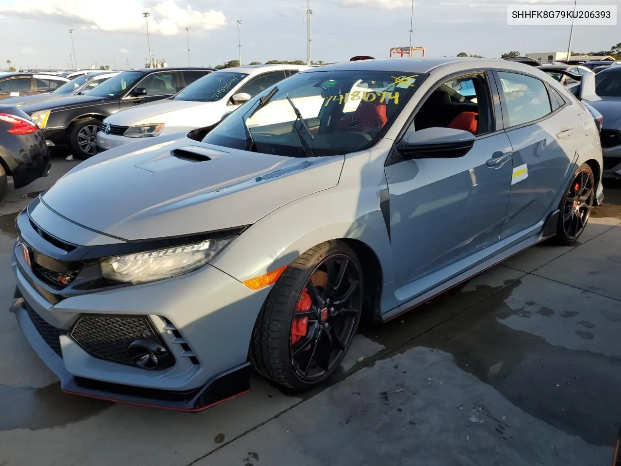 2019 Honda Civic Type-R Touring VIN: SHHFK8G79KU206393 Lot: 74181074