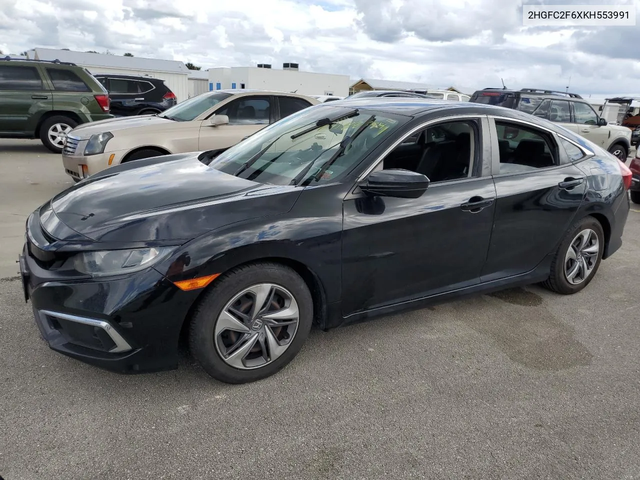 2019 Honda Civic Lx VIN: 2HGFC2F6XKH553991 Lot: 74188854