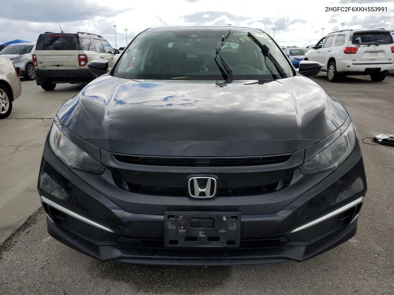 2HGFC2F6XKH553991 2019 Honda Civic Lx