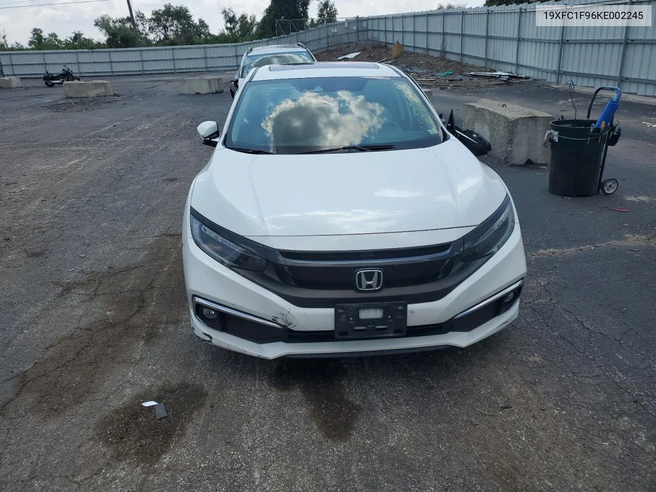 2019 Honda Civic Touring VIN: 19XFC1F96KE002245 Lot: 74199054